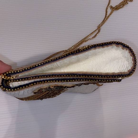 Vintage Bevy Crossbody Leather Beaded Bag - Picture 9 of 11